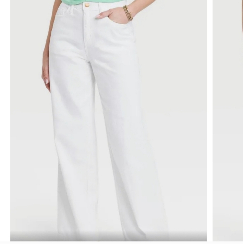 Universal Thread Women's High Rise Jeans - White